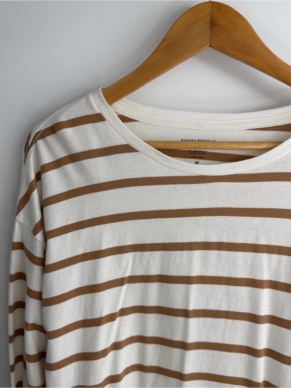 Banana Republic Classy Striped Long-Sleeve Crewneck Top - Picture 5 of 9